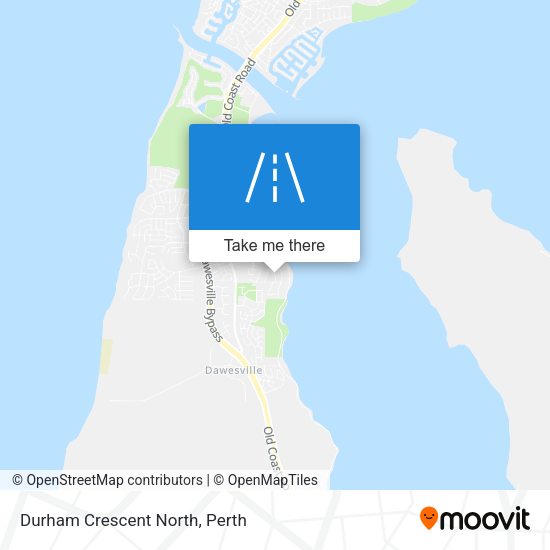 Durham Crescent North map