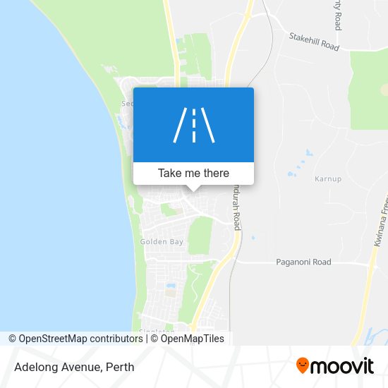 Adelong Avenue map