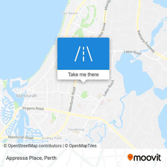 Appressa Place map