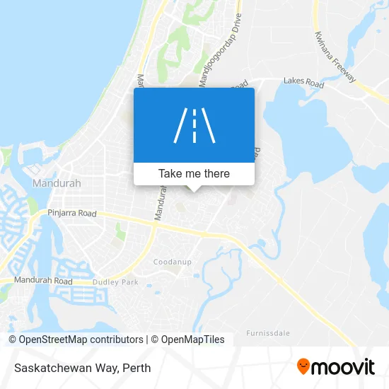 Mapa Saskatchewan Way
