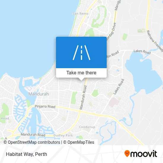 Mapa Habitat Way