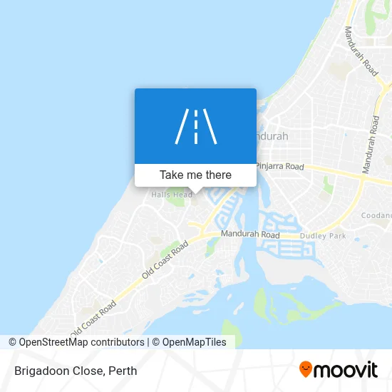 Mapa Brigadoon Close