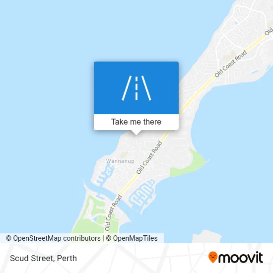 Mapa Scud Street
