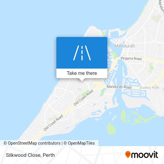 Silkwood Close map