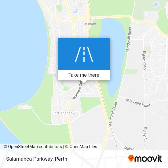 Salamanca Parkway map