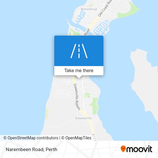 Narembeen Road map