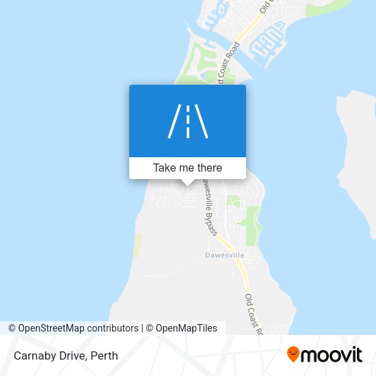 Carnaby Drive map
