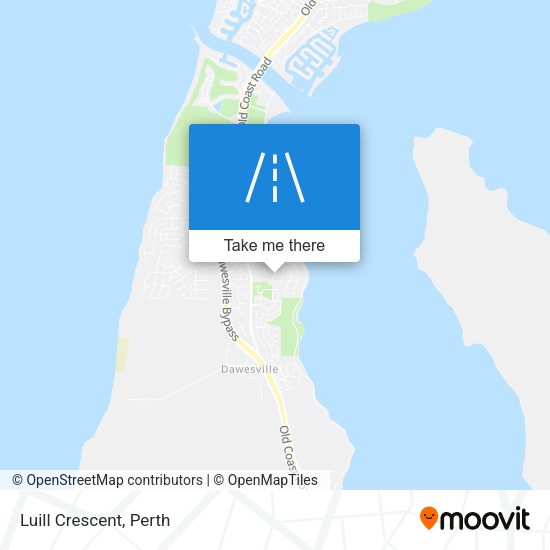Luill Crescent map