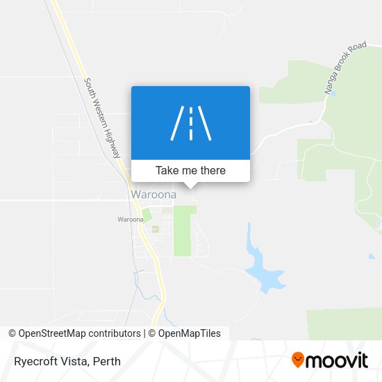 Ryecroft Vista map