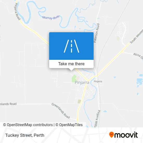 Mapa Tuckey Street
