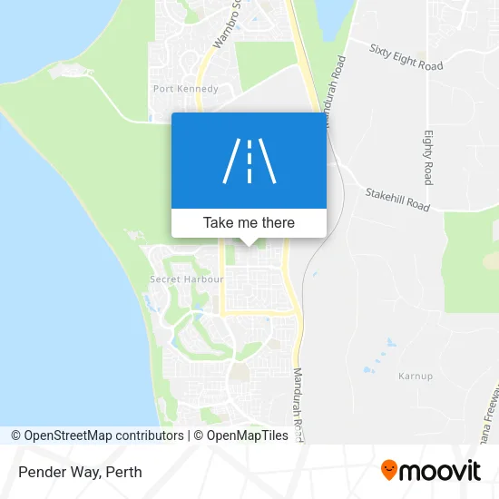 Pender Way map