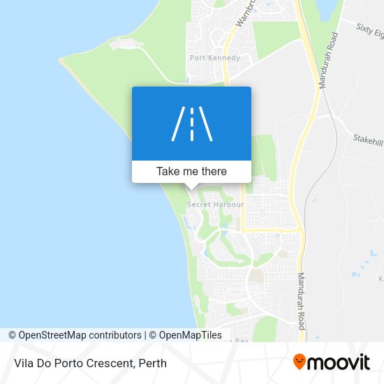 Vila Do Porto Crescent map