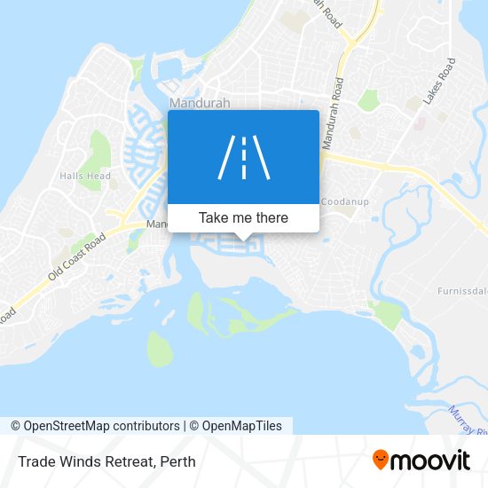 Trade Winds Retreat map