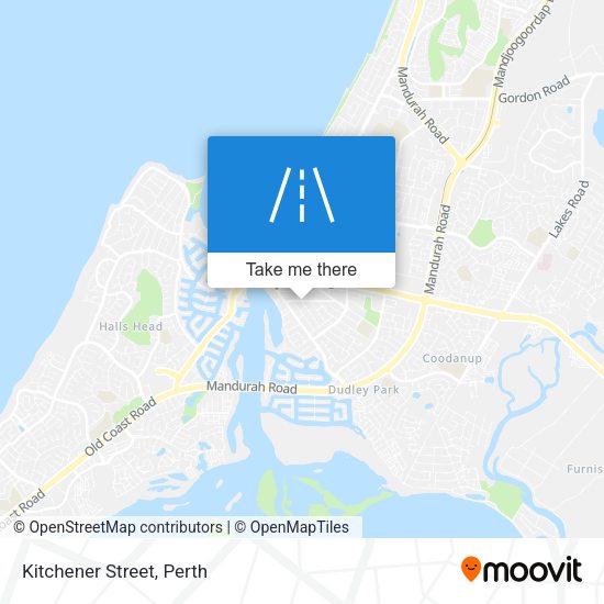 Kitchener Street map