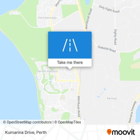 Kumarina Drive map