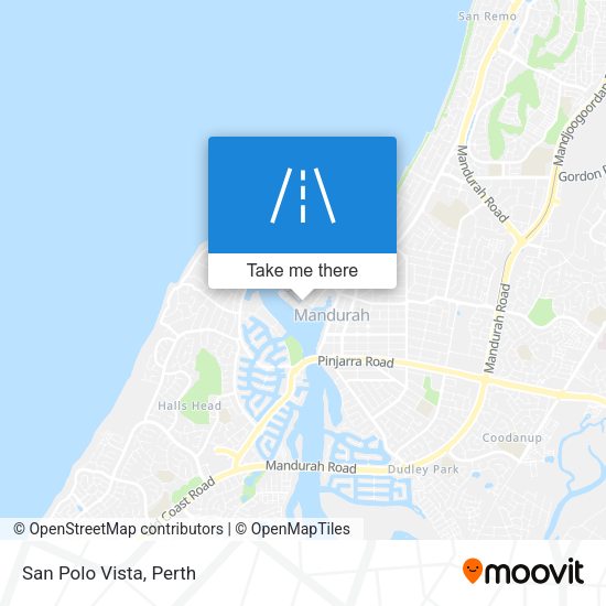 San Polo Vista map