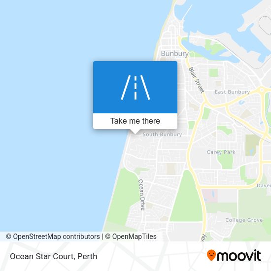 Ocean Star Court map