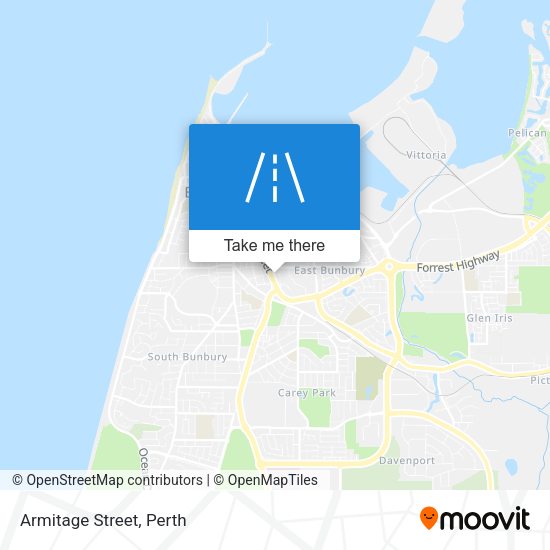 Armitage Street map