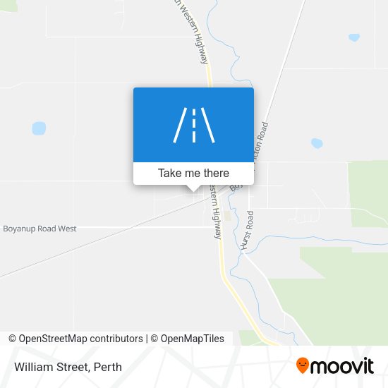 William Street map