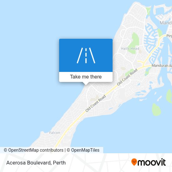 Acerosa Boulevard map