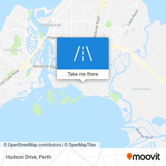 Mapa Hudson Drive