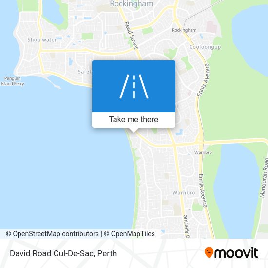 David Road Cul-De-Sac map