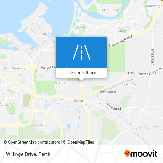 Willinge Drive map