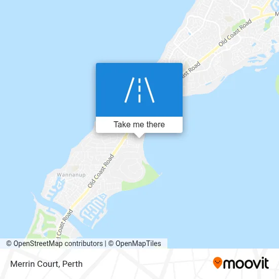 Mapa Merrin Court