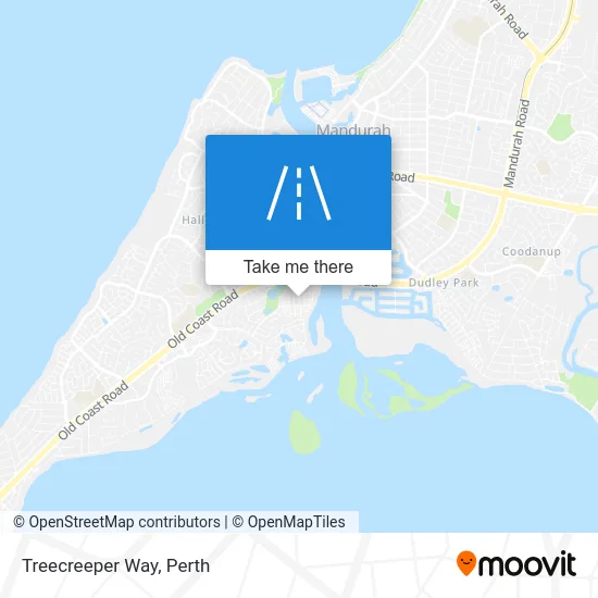 Mapa Treecreeper Way