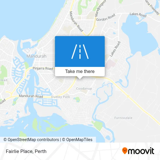 Mapa Fairlie Place
