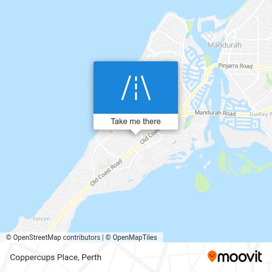 Mapa Coppercups Place