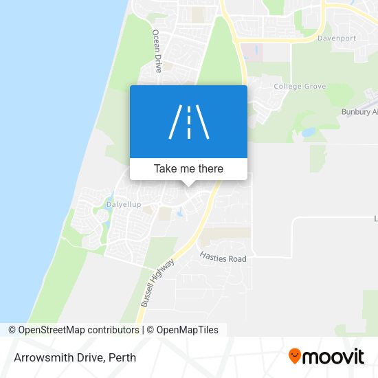 Arrowsmith Drive map