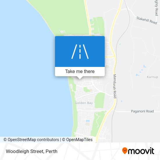 Woodleigh Street map