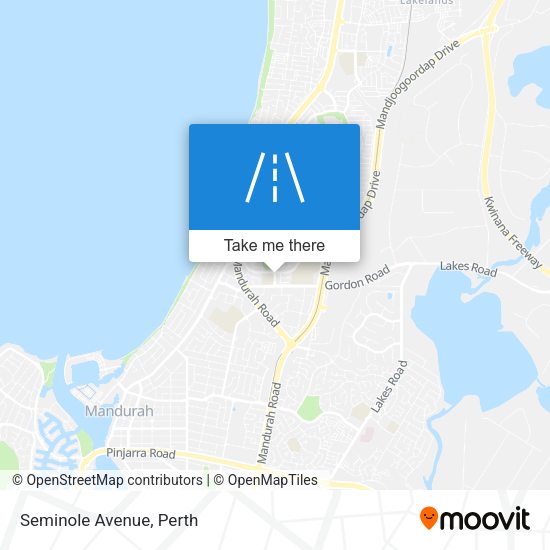 Seminole Avenue map