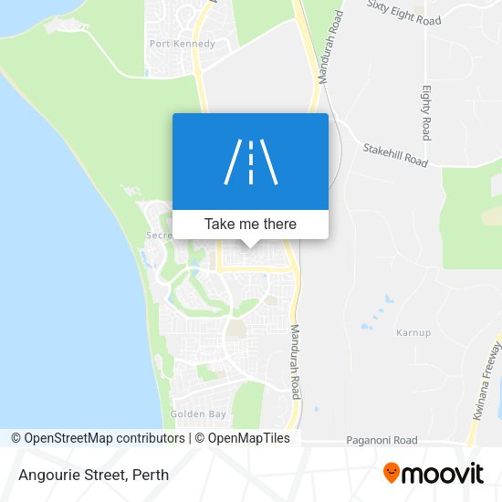 Angourie Street map