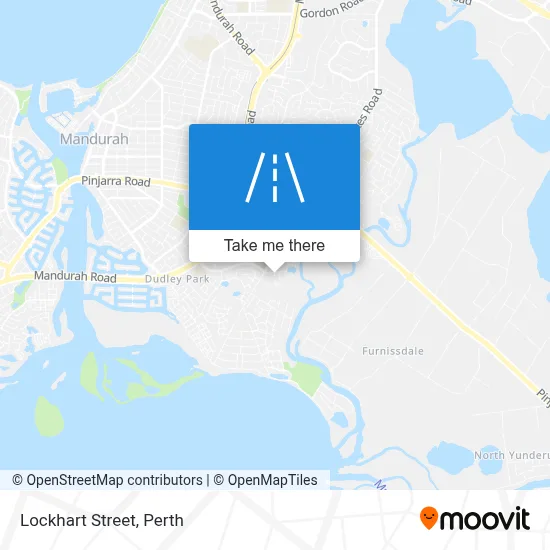 Mapa Lockhart Street