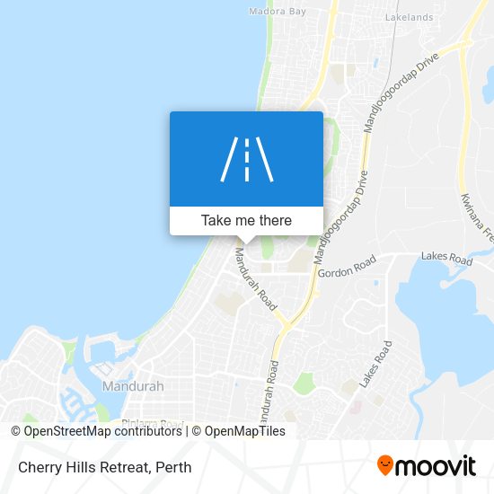 Cherry Hills Retreat map