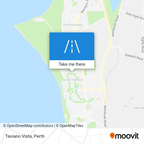 Taviano Vista map