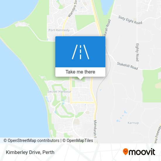 Kimberley Drive map