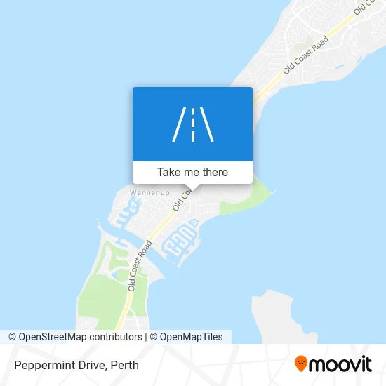 Mapa Peppermint Drive