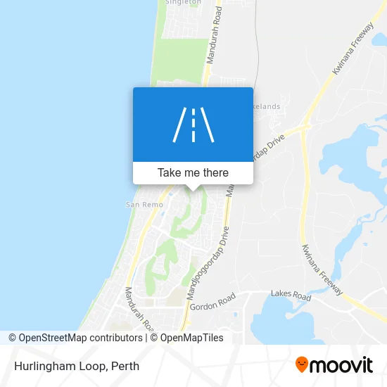 Mapa Hurlingham Loop