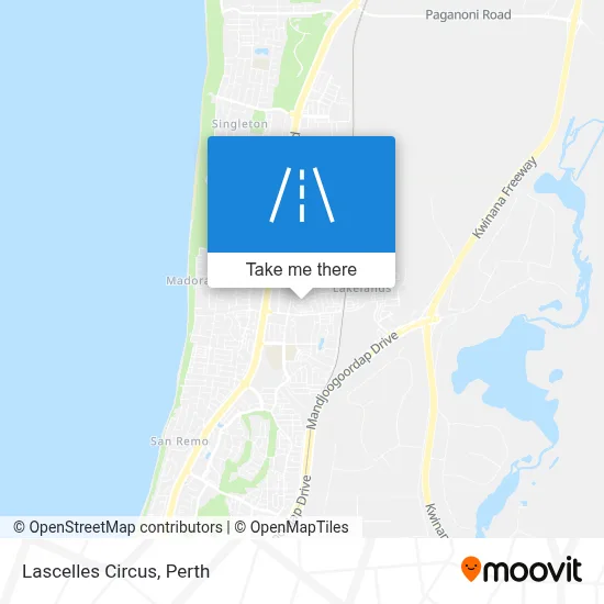 Mapa Lascelles Circus