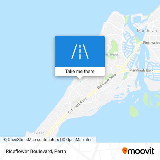 Mapa Riceflower Boulevard