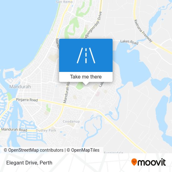 Elegant Drive map