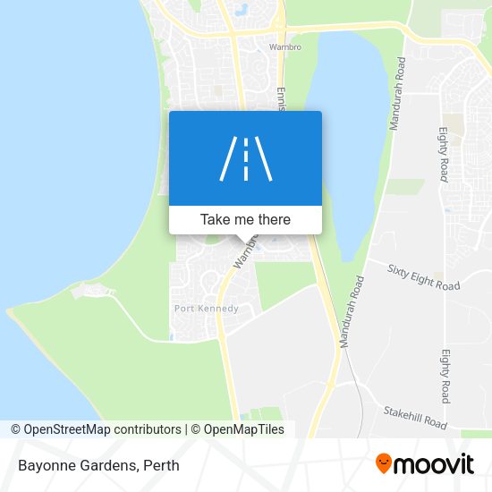 Bayonne Gardens map