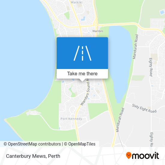 Canterbury Mews map