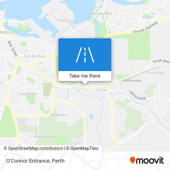 O'Connor Entrance map