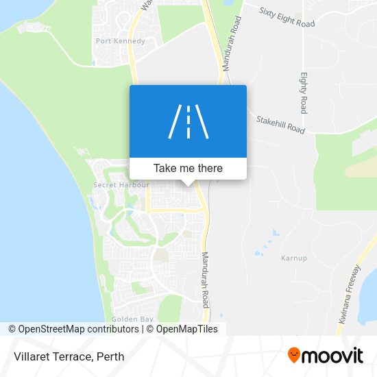 Villaret Terrace map