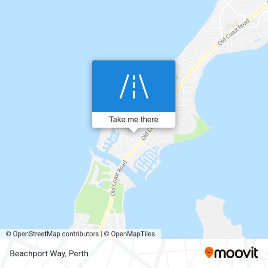 Beachport Way map