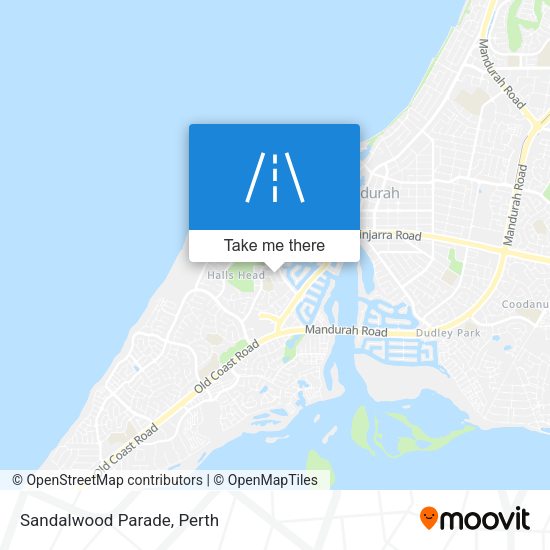 Sandalwood Parade map